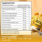 Black Seed Oil Gummies | Hair, Skin & Nail Nourishment | Pomegranate Flavor